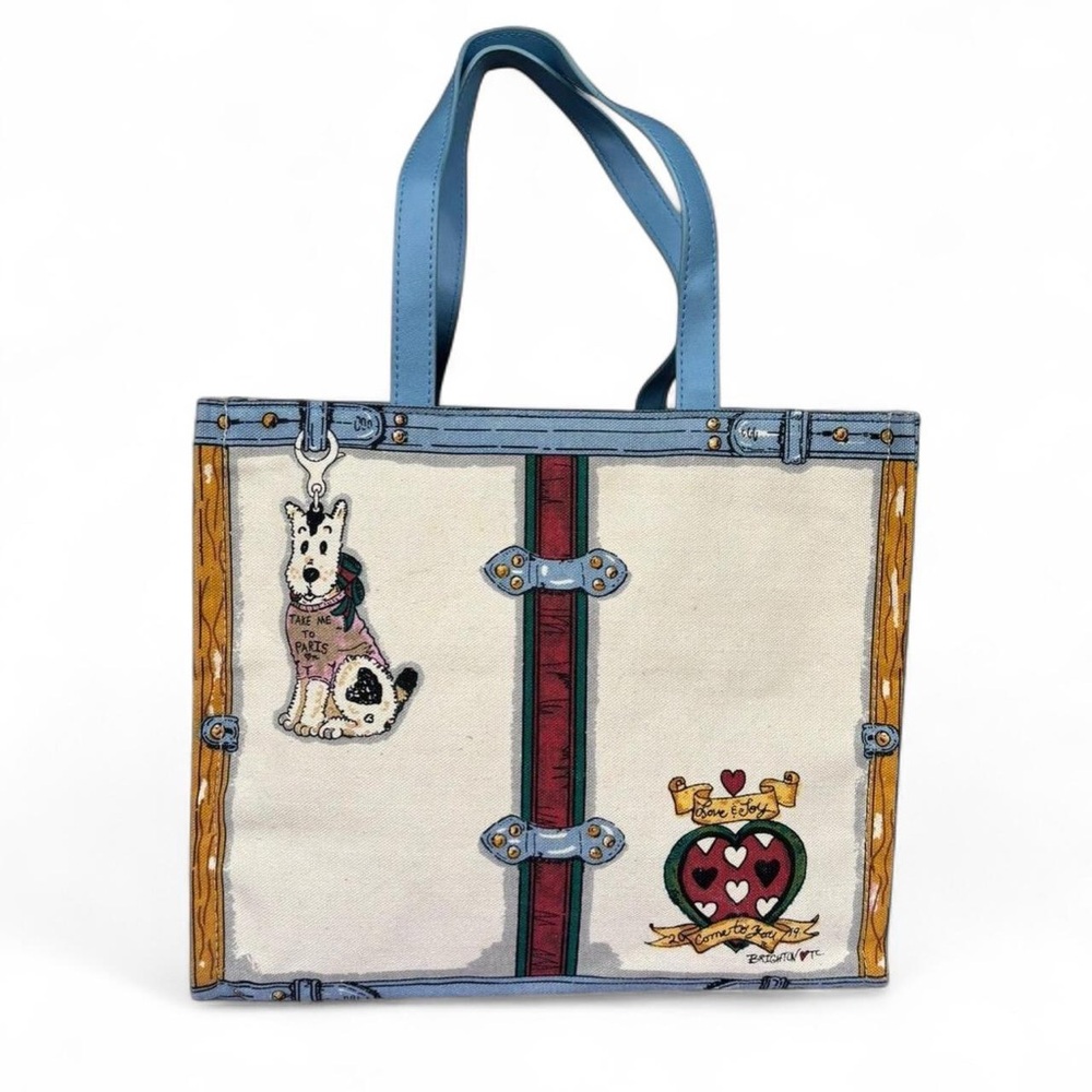 Brighton “In Love we Trust” Tote (Tom Clancy Collaboration/Queen of Hearts Theme